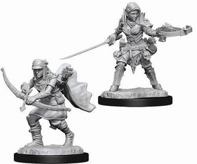 Fictional Language School Edition PF Unpainted Minis WV7 Female Half-Elf Ranger