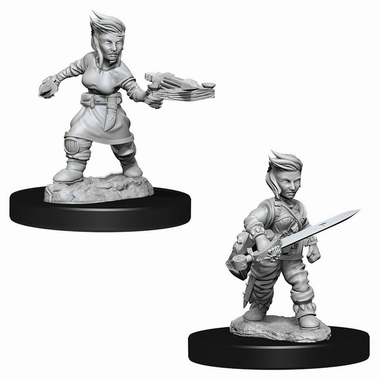PF Unpainted Minis WV8 Female Halfling Rogue Archetypal Nostalgic Value