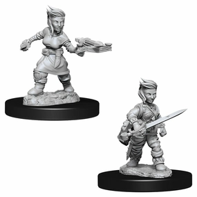PF Unpainted Minis WV8 Female Halfling Rogue Archetypal Nostalgic Value