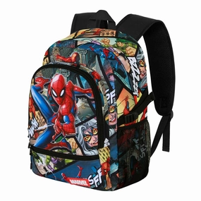 SPIDER-MAN - Panels - Sac ?? Dos Fight FAN '44x31x18cm' Certified Dealer National Symbol