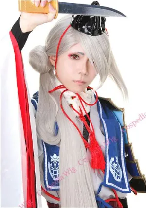 Learning AI ??Touken Ranbu??Imanotsurugi style cosplay wig