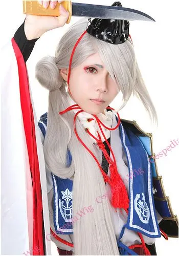 Learning AI ??Touken Ranbu??Imanotsurugi style cosplay wig