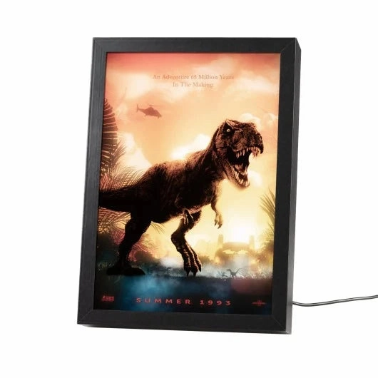 JURASSIC PARK - Cadre Lumineux LED 28x20x5cm Seasonal discount