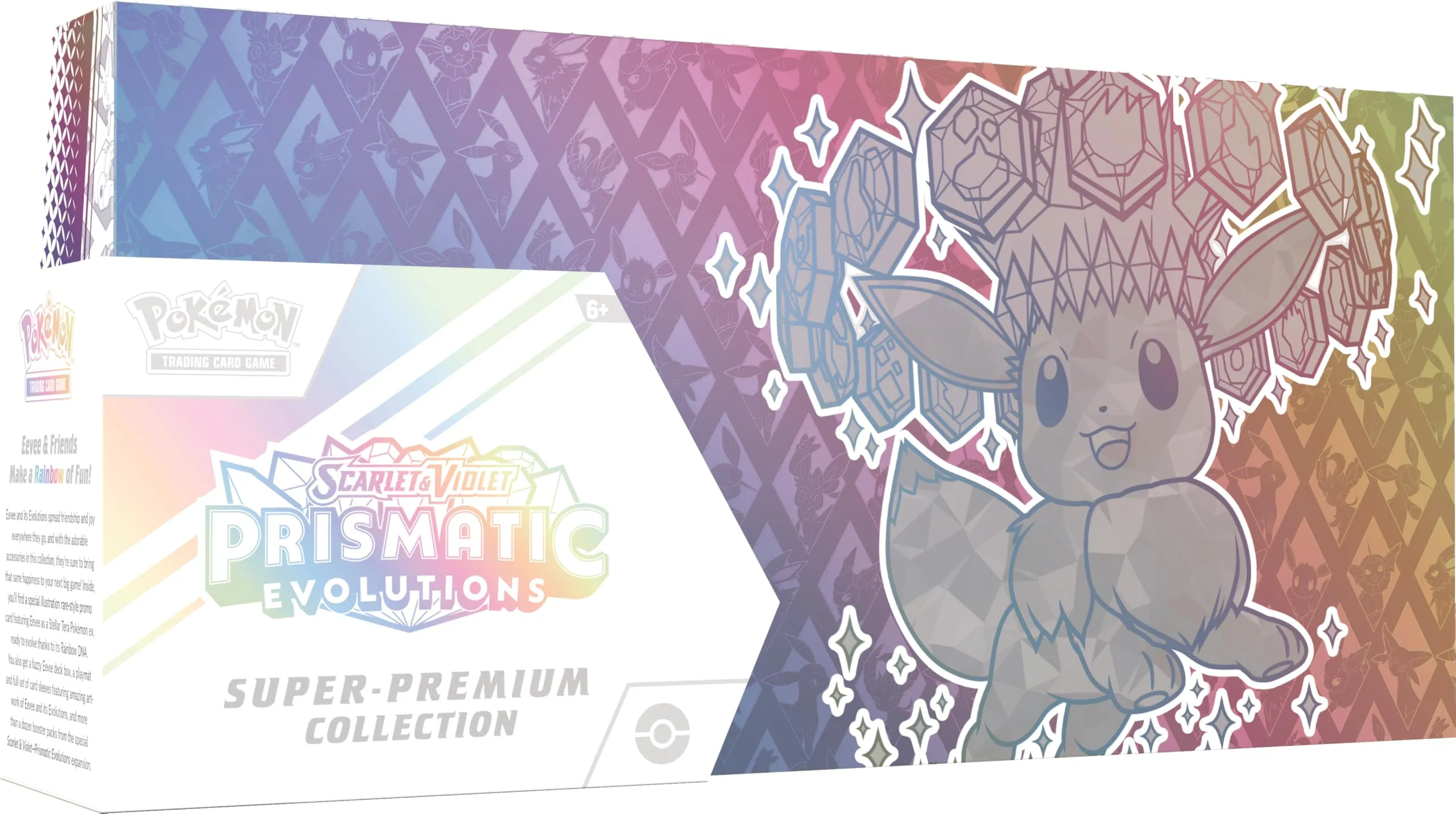 Pokemon Prismatic Evolutions Super Premium Collection Collectible Series Display
