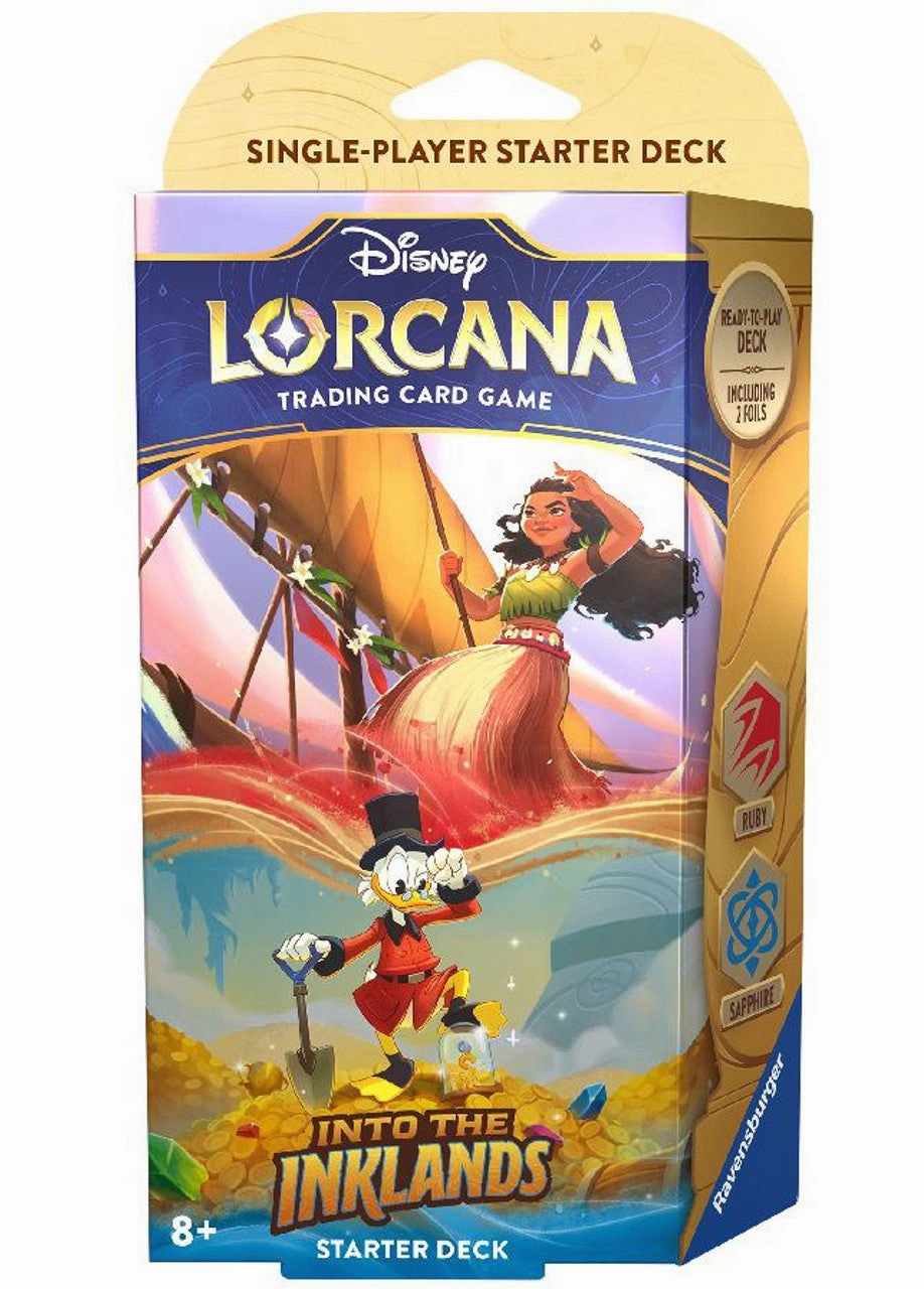 Disney Lorcana Inklands Starter Deck - Moana Mystery Drop Display