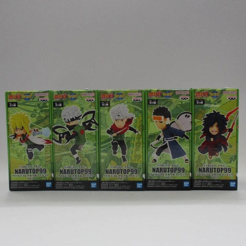 Bandai Spirits [NARUTO] NARUTOP99 World Collectable Figure vol.2 5 Set Winter Decoration Gamer Setup