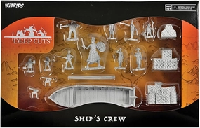 WIZKIDS UNPAINTED MINIS WV19 SHIP'S CREW BOXED SET Streamer Mode