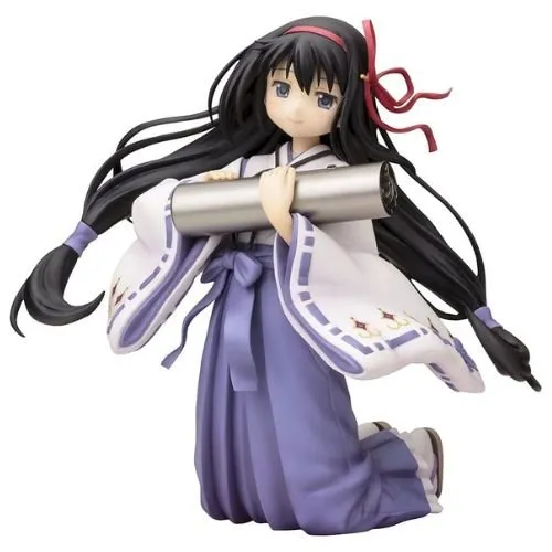 Limited Creation Puella Magi Madoka Magica the Movie - Homura Akemi Shrine Maiden Costume 1/8 Complete Figure
