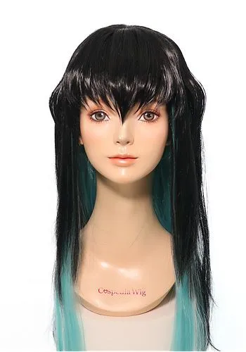"Demon Slayer" Muichiro Tokitou style cosplay wig Courtroom Drama