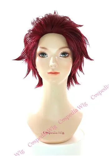 "Demon Slayer" Tanjiro Kamado style cosplay wig Single Player