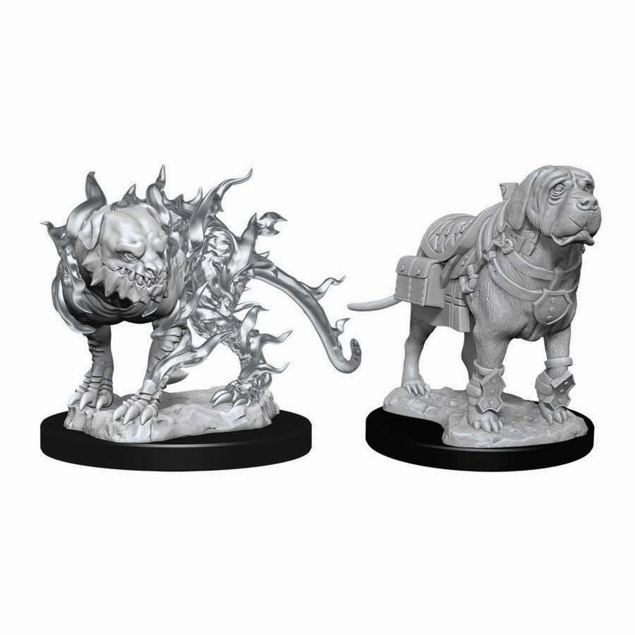 D&D Unpainted Minis WV11 Mastif And Shadow Mastif Public Demo