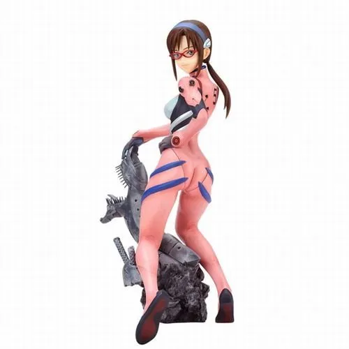 Rebuild of Evangelion Mari Makinami Illustrious -Plug Suit ver.-:RE 1/6 Complete Figure Bookshelf Accent Forest Animal