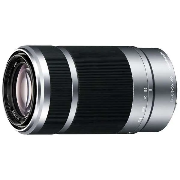 Designer Product SONY Camera Lens E 55-210mm F4.5-6.3 OSS for APS-C Silver SEL55210 [Sony E / Zoom Lens] (Sony E)