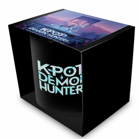 K-POP DEMON HUNTERS - Logo - Black Pod Mug 325ml Artwork Craftsperson