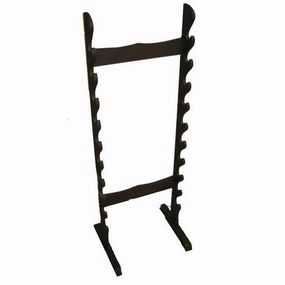 SUPPORT EN BOIS 10 KATANAS Superhero Item