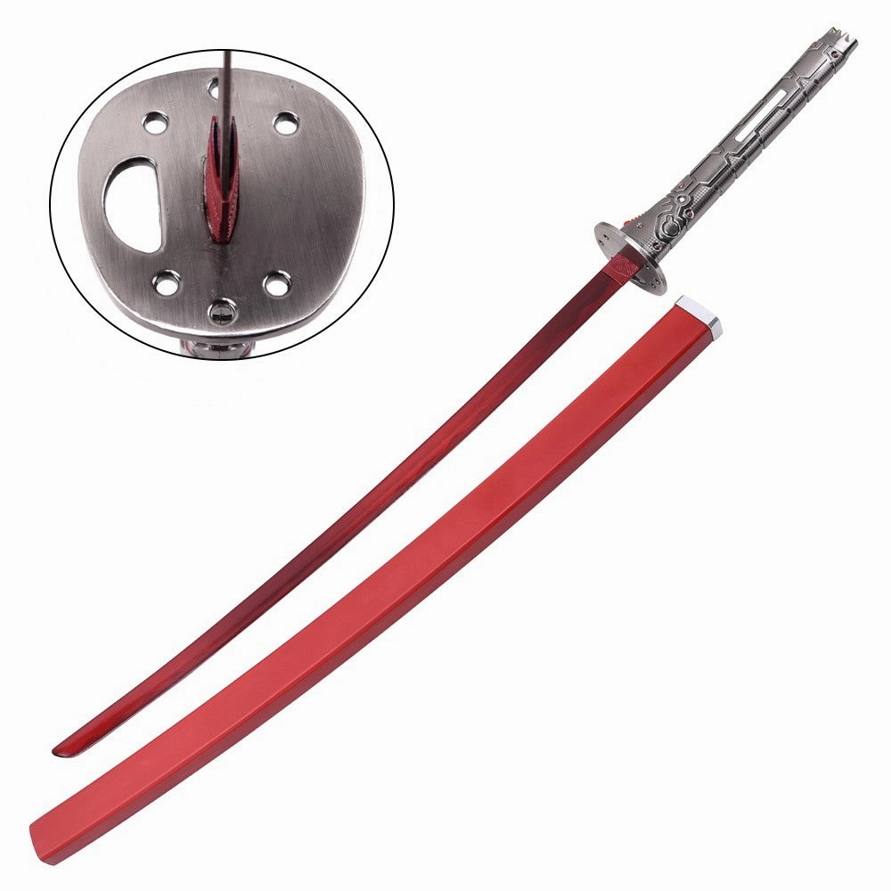 KATANA ORNEMENTAL SAM METAL GEAR RISING: REVENGEANCE Chibi Model