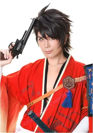 ??Touken Ranbu??Mutsunokami Yoshiyuki style cosplay wig Intermittently Uncommon