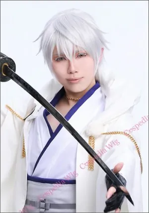 Kickstarter Backer DLC Content ??Touken Ranbu??Tsurumaru Kuninaga style cosplay wig
