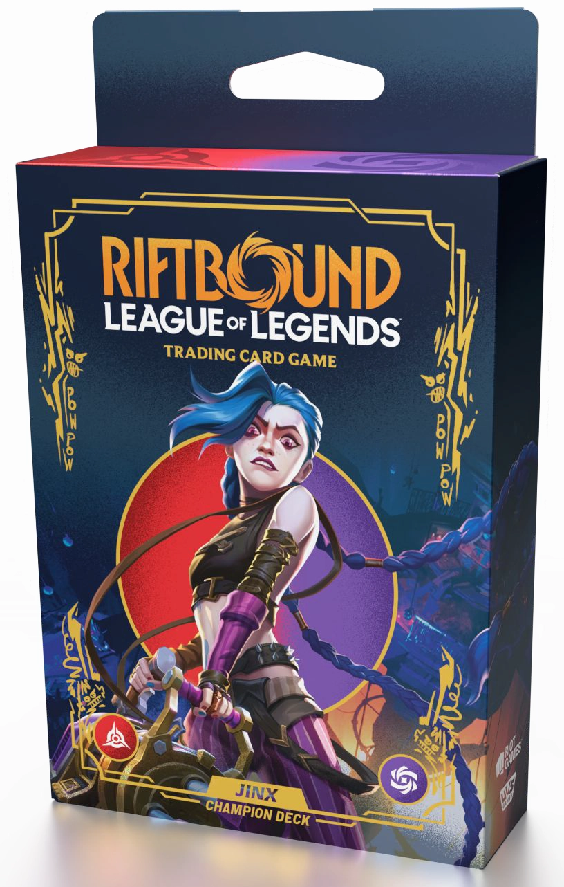 Hidden Series Discovery Surprise Drop Series RIFTBOUND LEAGUE OF LEGENDS TCG ORIGINS CHAMPION DECK JINX (10/31/25)