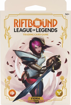 Toy Enthusiast Gift RIFTBOUND LEAGUE OF LEGENDS TCG SPIRITFORGED CHAMPION DECK FIORA (2/15/26)