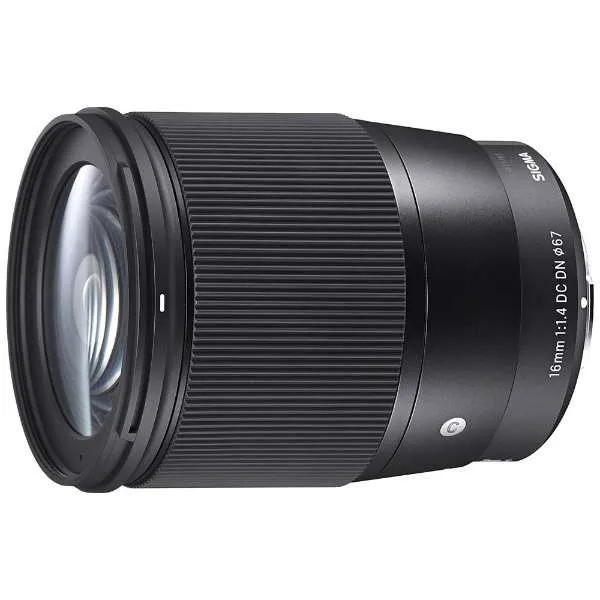 SIGMA Camera Lens 16mm F1.4 DC DN Contemporary for APS-C Black [Sony E / Single Focal Length Lens] Gender Neutral