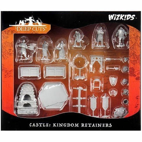 WIZKIDS UNPAINTED MINIS WV12 CASTLE KINGDOM RETAINERS Rather Rare Blacksmith Forge