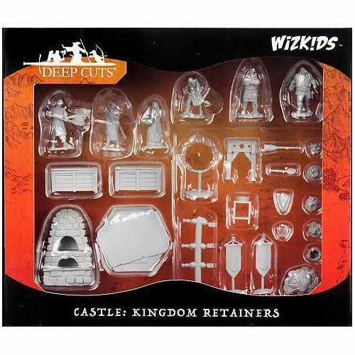 WIZKIDS UNPAINTED MINIS WV12 CASTLE KINGDOM RETAINERS Rather Rare Blacksmith Forge