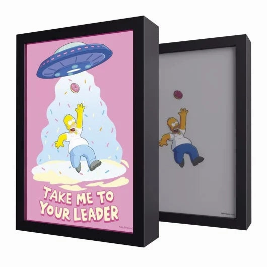 Affordable price Mini License LES SIMPSONS - Homer - Cadre Lumineux LED 28x20x5cm