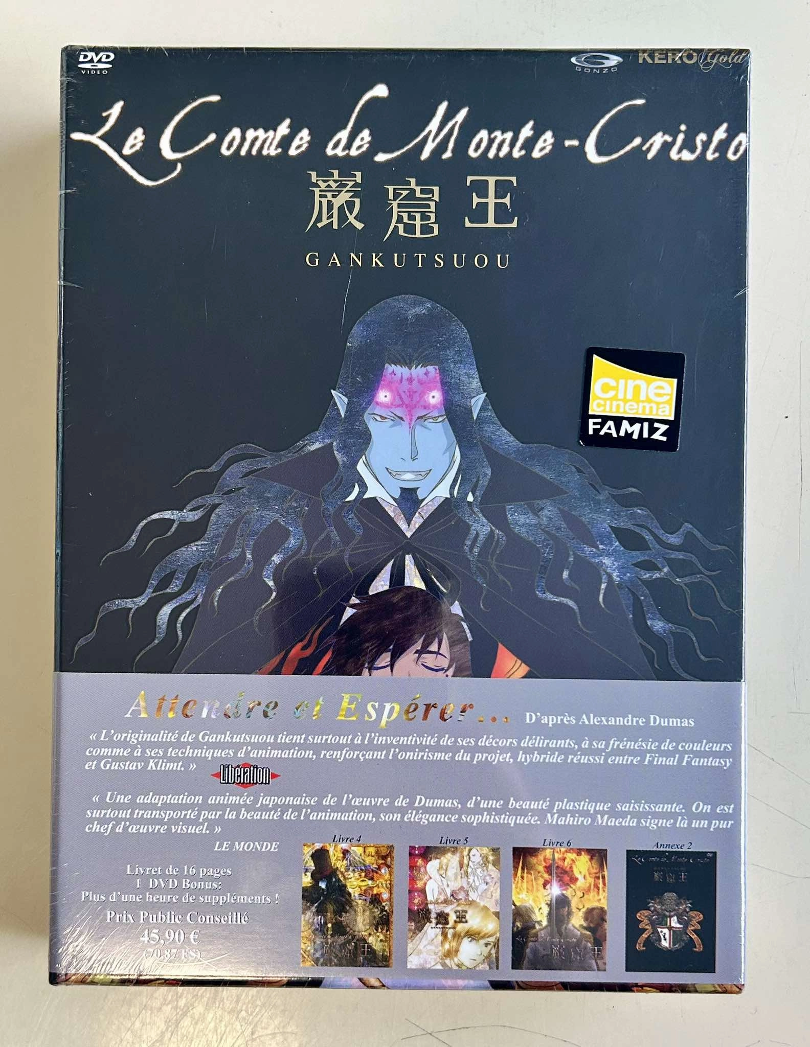 Le Comte de Monte Cristo, Gankutsuou Coffret 2 sous blister Years Development