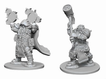 D&D Unpainted Minis WV2 Dwarf Male Cleric Side Story Competitive Rank