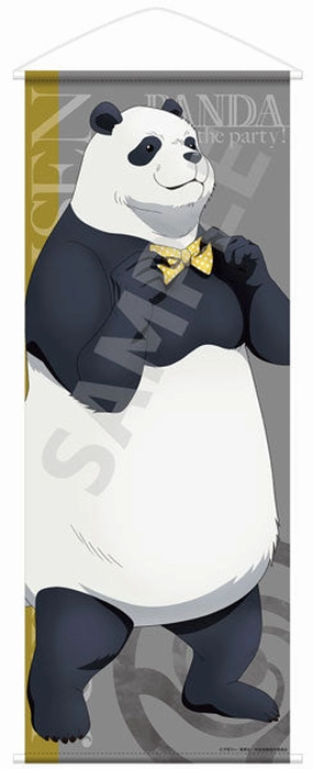 Designer Object Collectible Decor Jujutsu Kaisen Life-size Wall Scroll Panda Party ver.