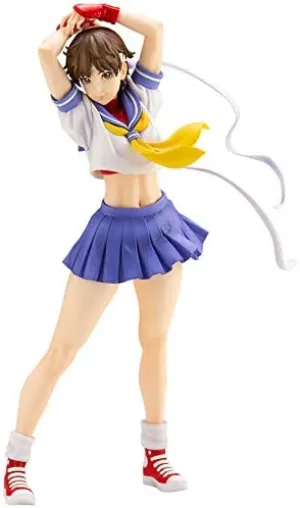 STREET FIGHTER BISHOUJO Sakura -ROUND 2- 1/7 Complete Figure Character Figure PVC Collection