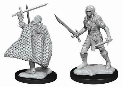Permadeath Option PF Unpainted Minis WV13 Elf Fighter Male