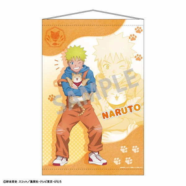 NARUTO Shippuden B2 Wall Scroll Naruto Uzumaki / Childhood x Animal(Pre-order) Collectible Unit