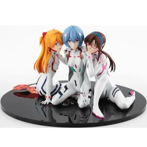 Kadokawa Collection "Evangelion: 3.0 1.0 Thrice Upon a Time" Asuka & Rei & Mari Newtype Cover Ver. Minimalist Home Casual Fan
