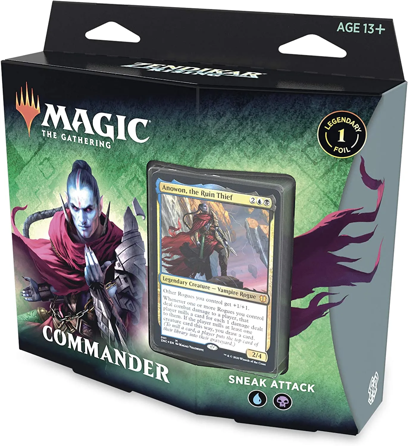 Limited Find Release Random Find Series MTG Zendikar Rising Commander Deck - Sneak Attack