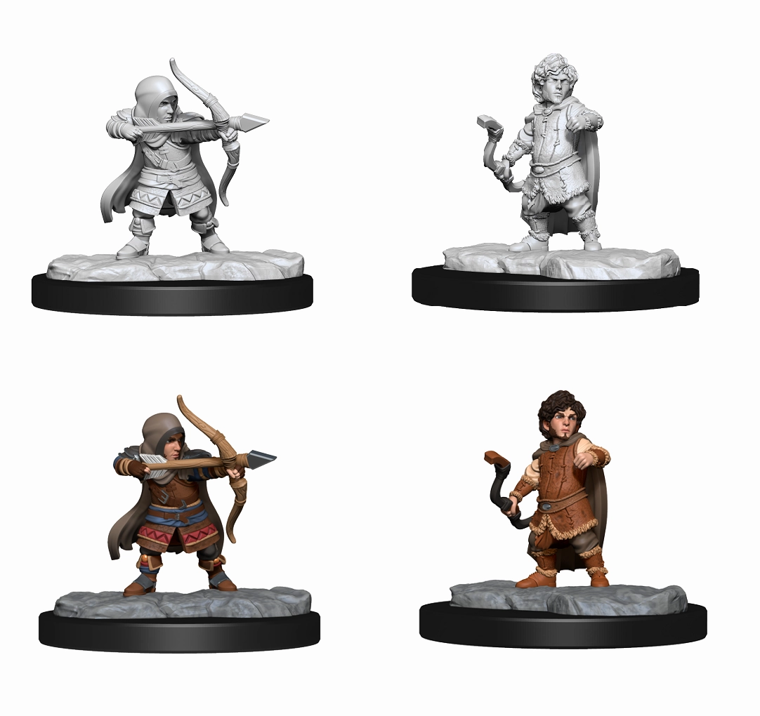 Reaction Time CR UNPAINTED MINIS WV1 LOTUSDEN HALFLING RNGR MALE