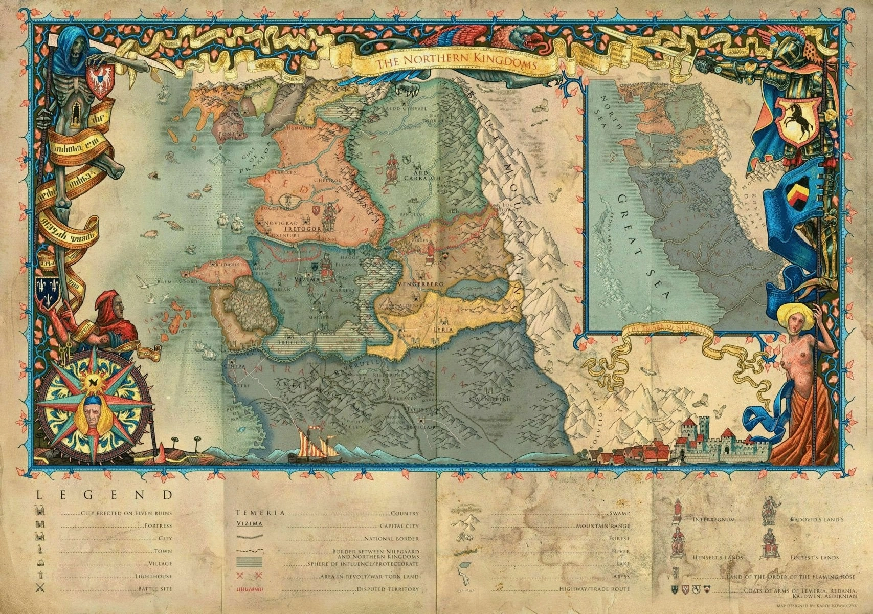 Hidden Drop Discovery Limited Drop Release THE WITCHER 3 - The Northern Kingdoms - Puzzle 500P