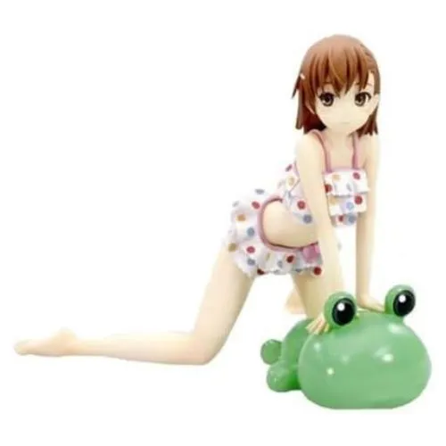 Superhero Item Miniature Art Toaru Kagaku no Railgun - Mikoto Misaka FuriFuri Swimsuit Figure Anime Ver. 1/8 Complete Figure [Dengeki Daioh Mail Order Exclusive]