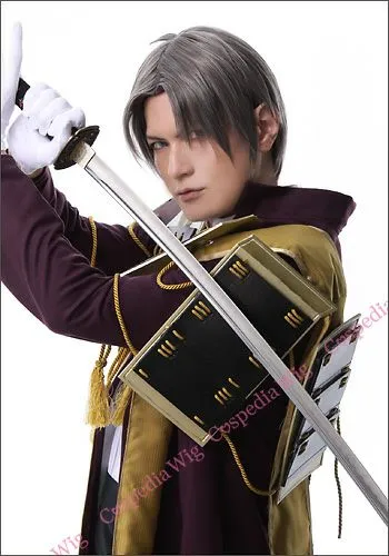 Dynamic Music Seldom Class ??Touken Ranbu??Heshikiri Hasebe style cosplay wig