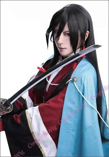 Parallel Universe ??Touken Ranbu??Izuminokami Kanesada style cosplay wig