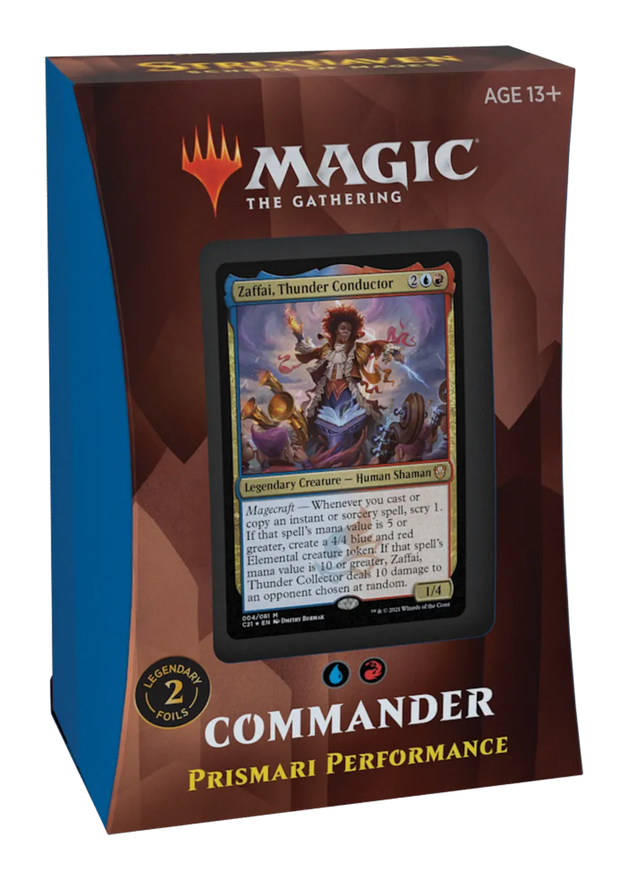 Collector's Drop Reveal Mystery Drop Opening MTG Strixhaven: School Of Mages Commander Deck - Prismari Performance