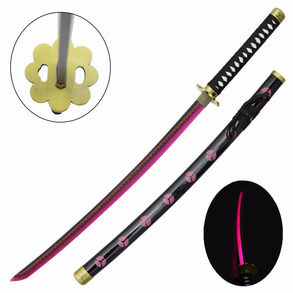 Viral Sensation KATANA ORNEMENTAL LED INTERNE DU SHUSHUI KATANA DE RORONOA ZORO ONE PIECE