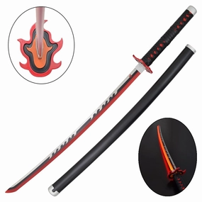 She Shed PVC Article KATANA ORNEMENTAL AVEC LED INTERNE DE TANJIRO KAMADO II DEMON SLAYER - KIMETSU NO YAIBA