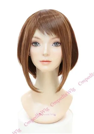"My Hero Academia" Otyako Uraraka style cosplay wig Deep Knowledge
