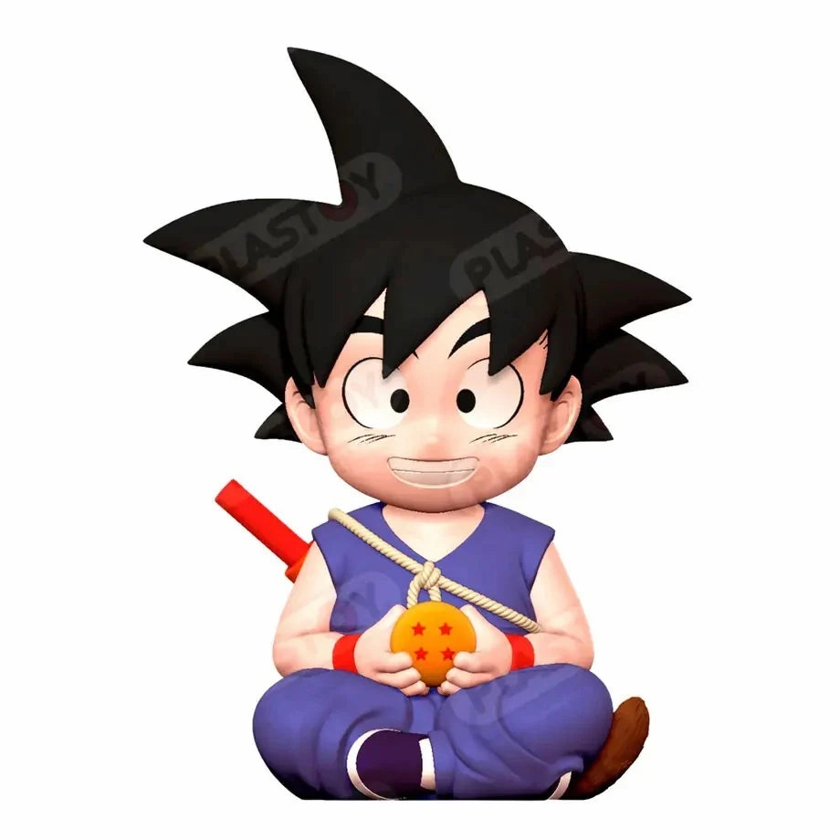 DRAGON BALL - Goku enfant "Version bleue" - Tirelire PVC 17cm Exquisite Craftsmanship