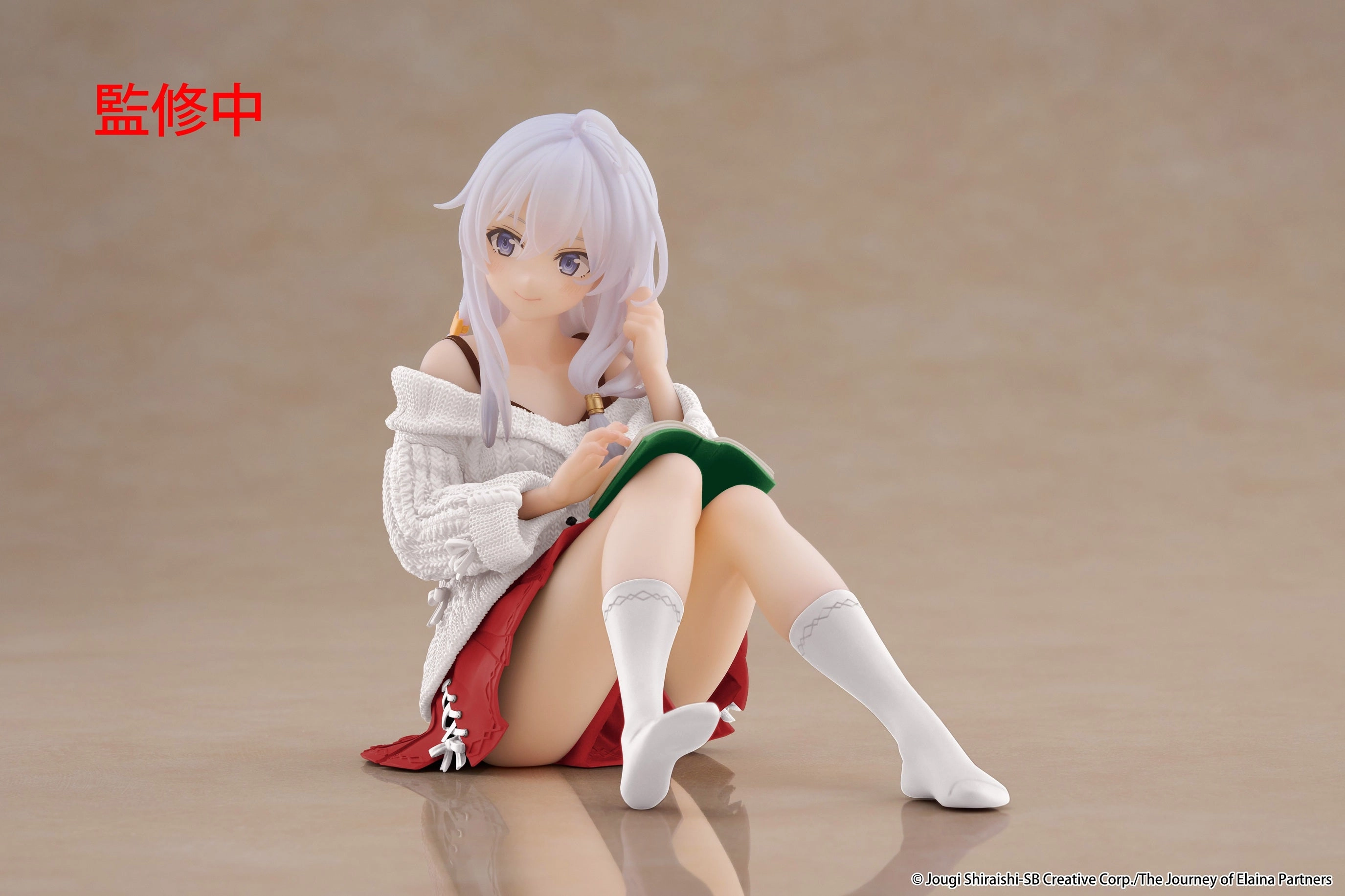 Wandering Witch: The Journey of Elaina Desktop Cute Figure Elaina Casual Clothes Ver Renewal Gaming Decor High Quality