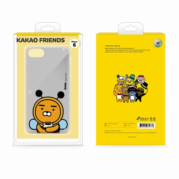 Miniature Article Monster Figure KAKAO Friends Mirror Charming Lips Ryan iPhone Case