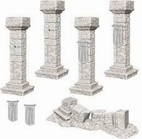 WizKids Unpainted Minis WV11 Pillars And Banners Parallel Narrative Weapon Customization