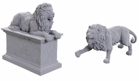 Years Development Codex Entries WIZKIDS UNPAINTED MINIS WV24 STONE LION/ANIMATED STONE LION